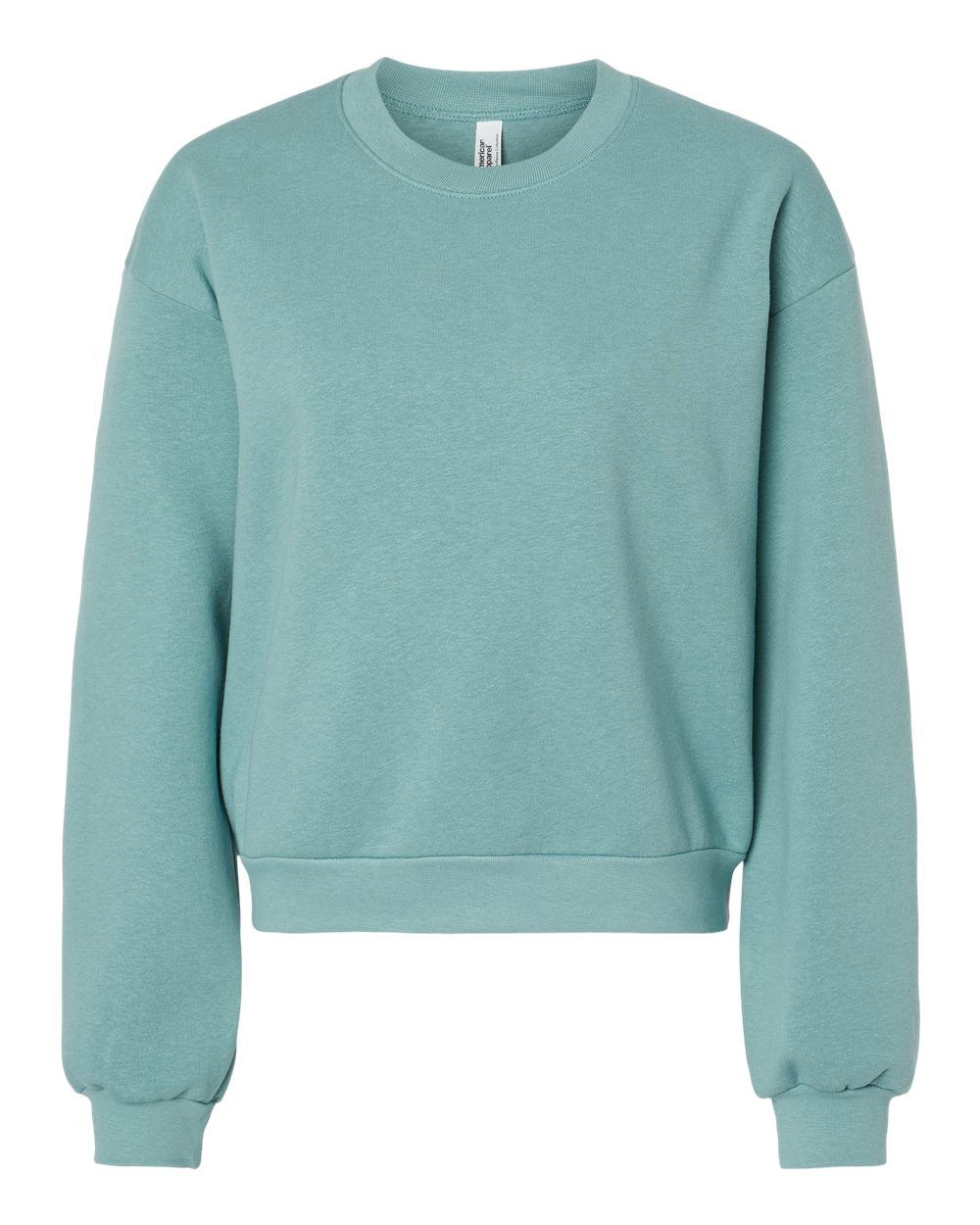 American Apparel ReFlex Womens Fleece Crewneck Sweatshirt in Arctic
