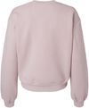 Am image of a Custom American Apparel ReFlex Womens Fleece Crewneck Sweatshirt in Blush!