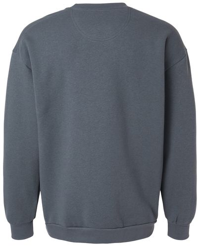 Am image of a Custom American Apparel ReFlex Fleece Crewneck Sweatshirt in Asphalt!