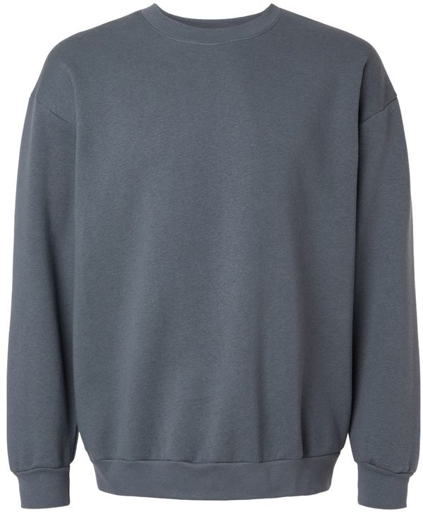 Am image of a Custom American Apparel ReFlex Fleece Crewneck Sweatshirt in Asphalt!