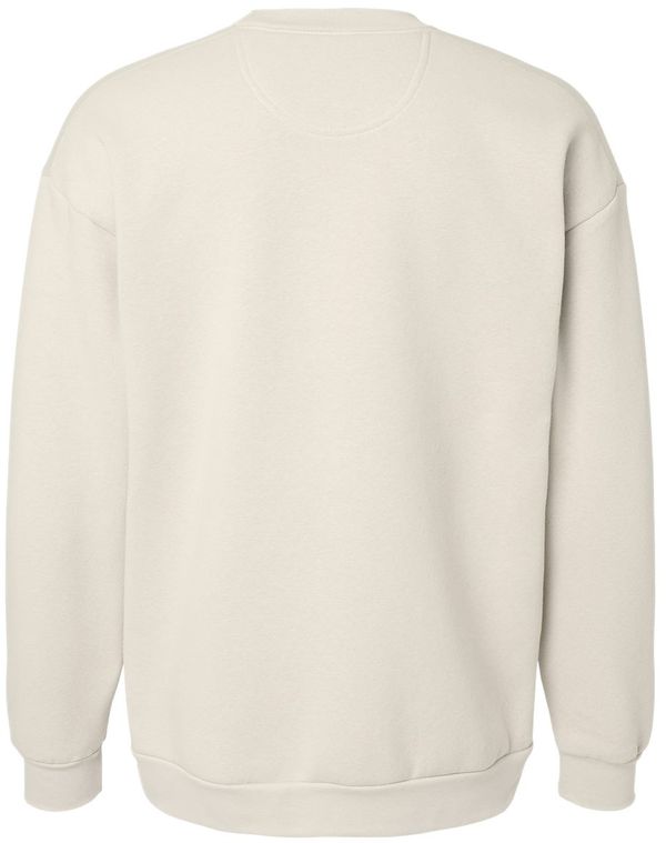 Am image of a Custom American Apparel ReFlex Fleece Crewneck Sweatshirt in Bone!