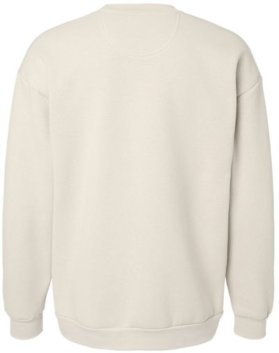 Am image of a Custom American Apparel ReFlex Fleece Crewneck Sweatshirt in Bone!