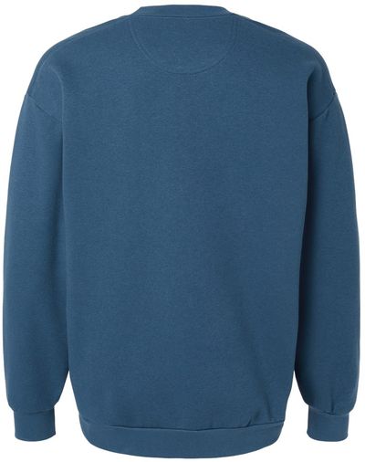 Am image of a Custom American Apparel ReFlex Fleece Crewneck Sweatshirt in Sea Blue!