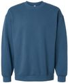 Am image of a Custom American Apparel ReFlex Fleece Crewneck Sweatshirt in Sea Blue!