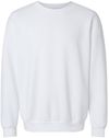Am image of a Custom American Apparel ReFlex Fleece Crewneck Sweatshirt in White!