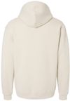 Am image of a Custom American Apparel ReFlex Fleece Full Zip Hoodie in Bone!
