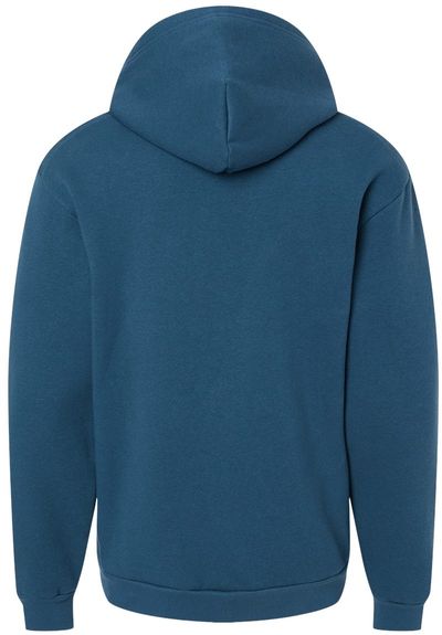 Am image of a Custom American Apparel ReFlex Fleece Full Zip Hoodie in Sea Blue!