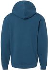 Am image of a Custom American Apparel ReFlex Fleece Full Zip Hoodie in Sea Blue!