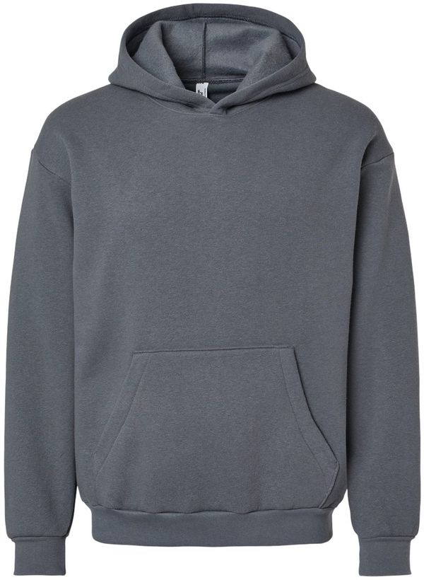 Am image of a Custom American Apparel ReFlex Fleece Pullover Hoodie in Asphalt!