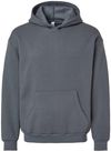 Am image of a Custom American Apparel ReFlex Fleece Pullover Hoodie in Asphalt!