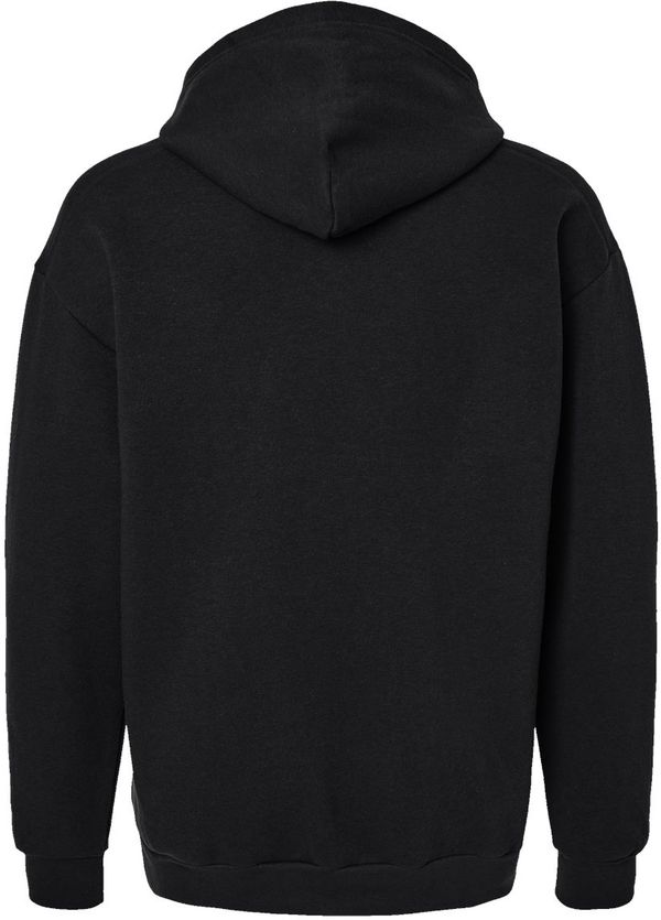 Am image of a Custom American Apparel ReFlex Fleece Pullover Hoodie in Black!