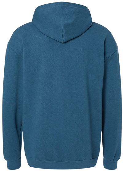 Am image of a Custom American Apparel ReFlex Fleece Pullover Hoodie in Sea Blue!