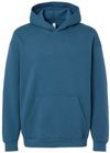 Am image of a Custom American Apparel ReFlex Fleece Pullover Hoodie in Sea Blue!