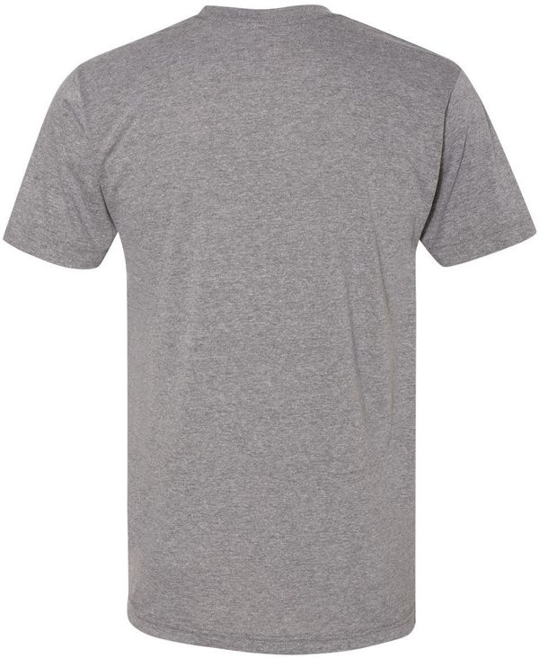 Am image of a Custom American Apparel Triblend Track Tee in Athletic Grey!