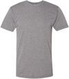 Am image of a Custom American Apparel Triblend Track Tee in Athletic Grey!