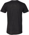 Am image of a Custom American Apparel Triblend Track Tee in Tri-Black!