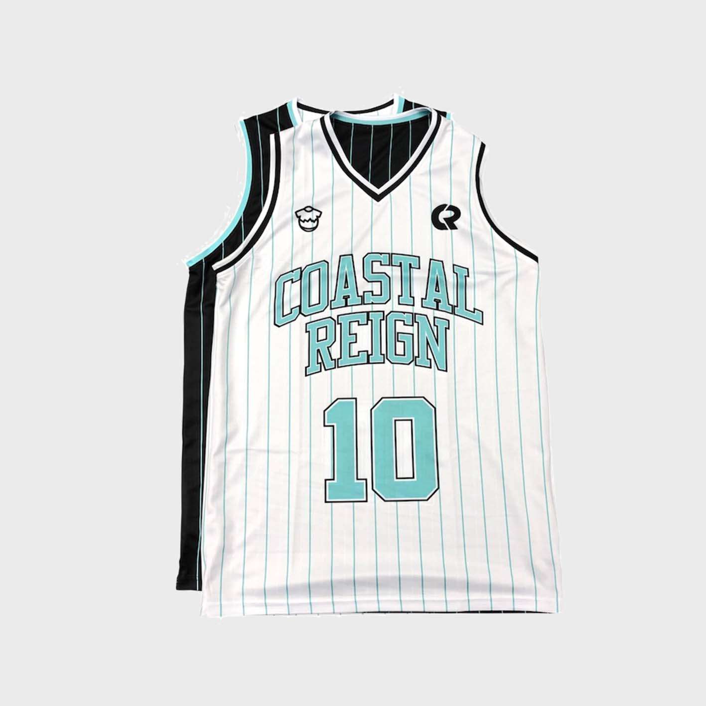 Pictured is an image of custom athletics that is ready to be customized and printed on!