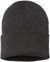 Am image of a Custom Atlantis Headwear Sustainable Knit Toque in Black!