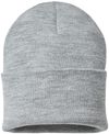 Am image of a Custom Atlantis Headwear Sustainable Knit Toque in Light Grey Melange!