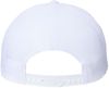 Am image of a Custom Atlantis Headwear Sustainable Recy Three Trucker Cap in White/White!
