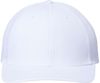 Am image of a Custom Atlantis Headwear Sustainable Recy Three Trucker Cap in White/White!