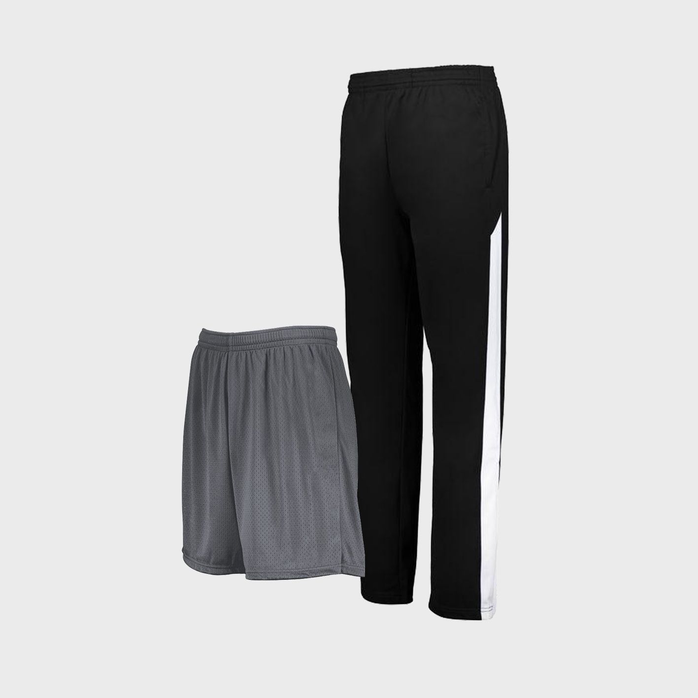 An image of Custom Augusta pants and shorts that you can print your logo or design on!