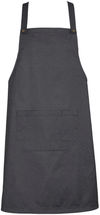 Am image of a Custom Biz Collection Urban Bib Apron in Slate!