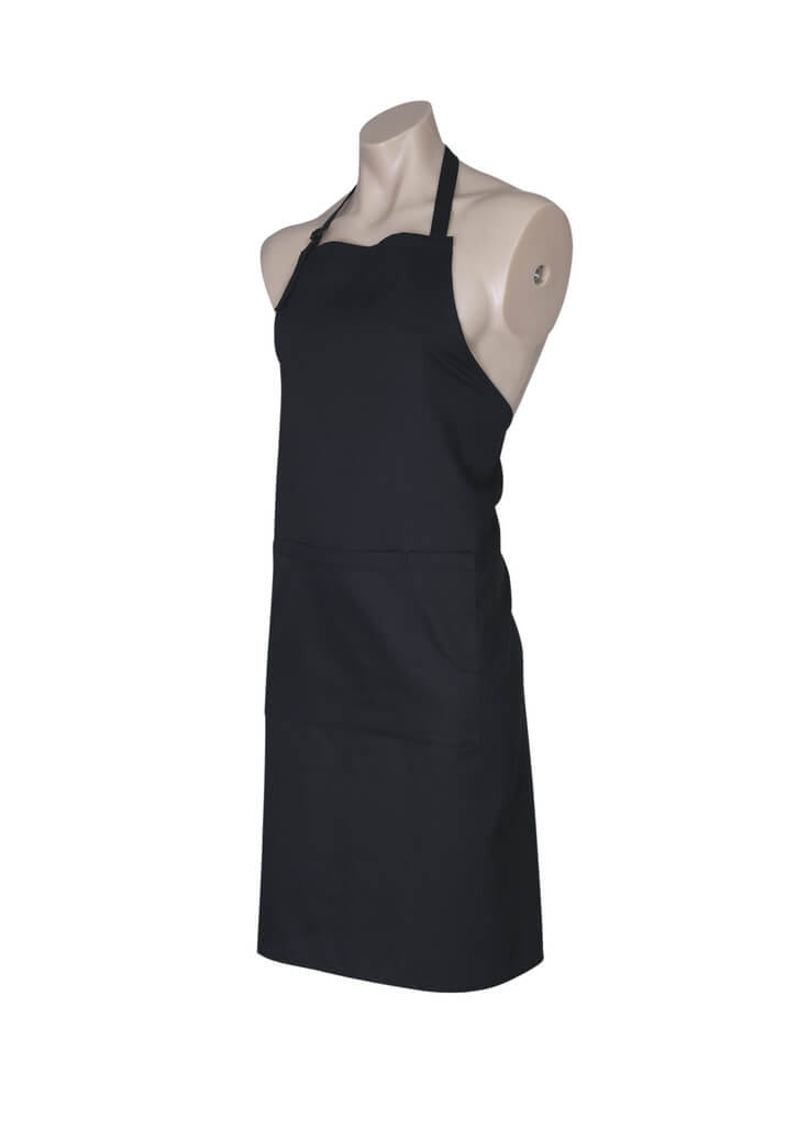 Biz Collection Bib Apron in Black