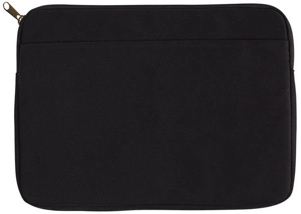 An image of a Custom BAGedge 10 oz Canvas Laptop Sleeve in Black!