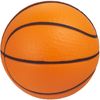 Am image of a Custom Basketball Stress Reliever in Orange!