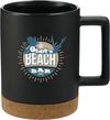 An image of a Custom Bates 15oz Ceramic Mug with Cork Base!