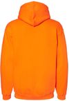 Am image of a Custom Bayside Hooded Sweatshirt in Bright Orange!