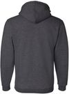 Am image of a Custom Bayside Hooded Sweatshirt in Charcoal Heather!