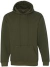 An image of a Custom Bayside Hooded Sweatshirt in Olive!