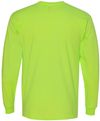 Am image of a Custom Bayside Long Sleeve T Shirt in Lime Green!