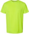 Am image of a Custom Bayside Performance T Shirt in Lime Green!