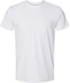 Am image of a Custom Bayside Performance T Shirt in White!