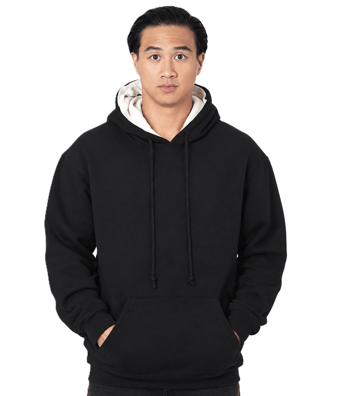 Bayside Super Heavy Thermal Lined Hooded Sweatshirt