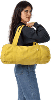 Am image of a Custom LA Apparel Gym Bag in Spectra Yellow!