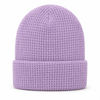 An image of a Custom Beaniiez Leery Waffle Acrylic Toque in Lavender!