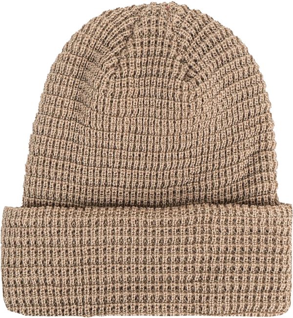 An image of a Custom Beaniiez Leery Waffle Acrylic Toque in Pigment Sandstone!
