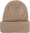 An image of a Custom Beaniiez Leery Waffle Acrylic Toque in Pigment Sandstone!