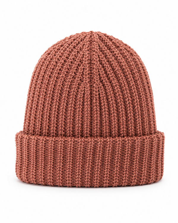 An image of a Custom Beaniiez Mountain Toque in Dusty Rose!