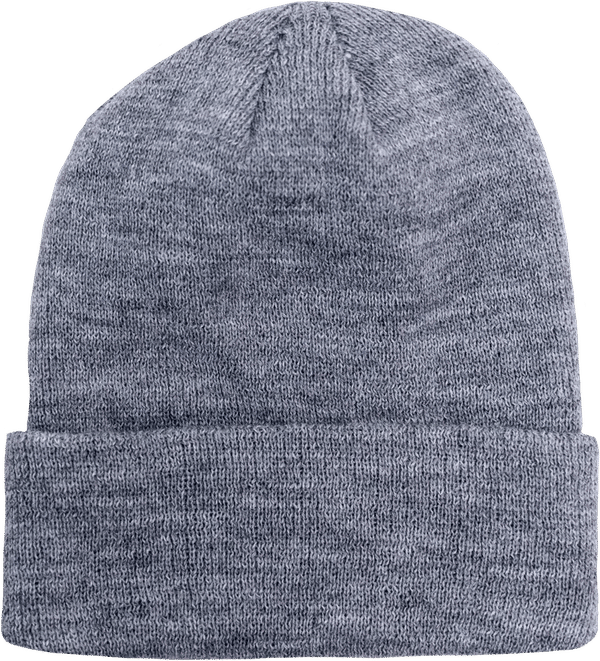 Am image of a Custom Beaniiez OG Acrylic Toque in Gunmetal Heather!