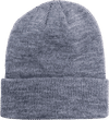 Am image of a Custom Beaniiez OG Acrylic Toque in Gunmetal Heather!