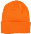 Am image of a Custom Beaniiez OG Acrylic Toque in Safety Orange!