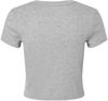 Am image of a Custom Bella and Canvas Womens Micro Rib Baby Tee in Athletic Heather!