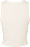 Am image of a Custom Bella and Canvas Womens Micro Rib Racer Tank in Solid Natural Blend!