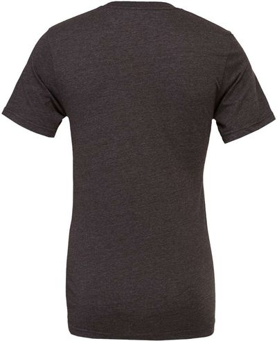 Am image of a Custom Bella and Canvas Unisex CVC Jersey Tee in Dark Grey Heather!