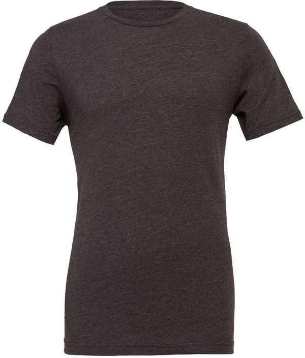 Am image of a Custom Bella and Canvas Unisex CVC Jersey Tee in Dark Grey Heather!